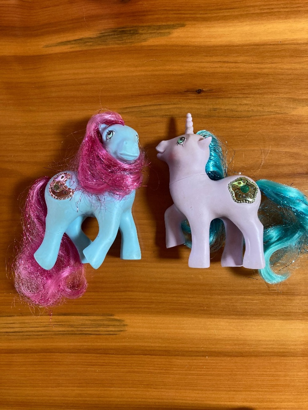 Vintage G1 My Little Pony Lot – Princess Starburst & Princess Sparkle (1987)